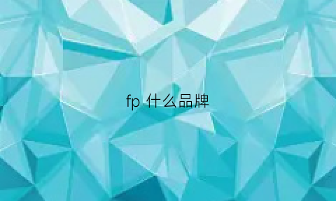 fp什么品牌(fpt品牌)